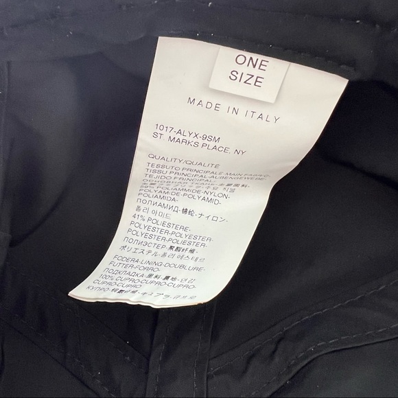 1017 ALYX 9SM Black Logo Buckle Cap - Picture 10 of 10